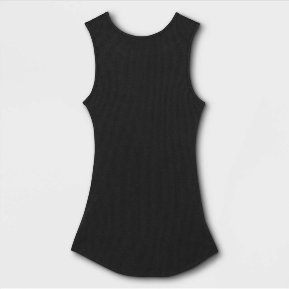 Isabel Maternity by Ingrid & Isabel Black Fitted Sleeveless Tank Top